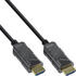 InLine HDMI AOC, Ultra High Speed HDMI Kabel, 8K 4K, schwarz 40m