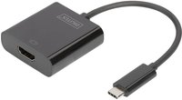 DIGITUS Adapter USB3.0/C -> HDMI 4K 19.5cm schwarz / Konverter USB