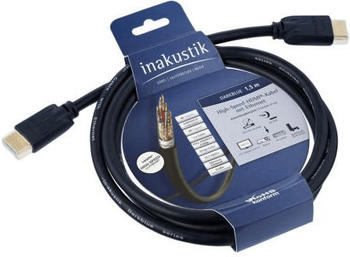 in-akustik 10527401 Darkblue-Serie HDMI mit Ethernet (1,5m)