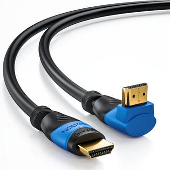 deleyCON HDMI 90 Grad Winkel Kabel 7,5m