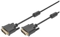 Digitus AK-320101-030-S, Digitus DVI Anschlusskabel DVI-D 24+1pol. Stecker,...