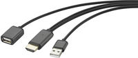 Renkforce RF-4700672 USB / HDMI Adapterkabel Schwarz mit Streaming-Funktion 2...