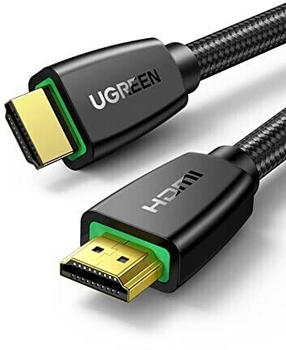 Ugreen HDMI Kabel 4K 60Hz UHD 2.0 HDMI ARC Kabel HDR 3D High Speed 18Gbps mit Ethernet vergoldet kompatibel mit TV Fernseher Monitor Blu-ray PS5/PS4/PS3 Xbox Series S Soundbar(3M
