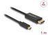 DeLock USB Type-C - HDMI 4K/60Hz 1m