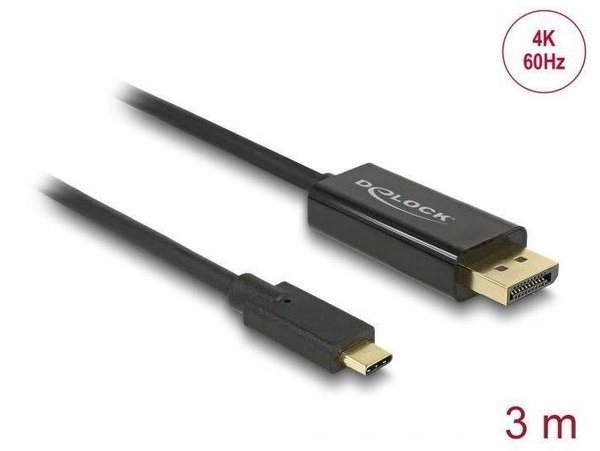 DeLock USB Type-C - HDMI 4K/60Hz 3m