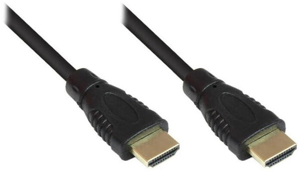 Good Connections High Speed HDMI Kabel mit Ethernet 4514-007 0,75m schwarz