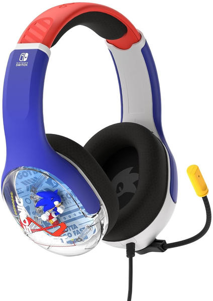 Tetsbericht PDP Nintendo Switch Realmz Wired Headset - Sonic: Go Fast