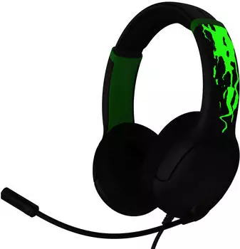 PDP Xbox Series X|S Airlite Wired Headset Glow Jolt Green