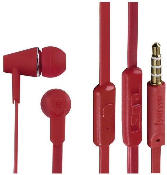 Hama In-Ear-Stereo-Ohrhörer Joy (rot)