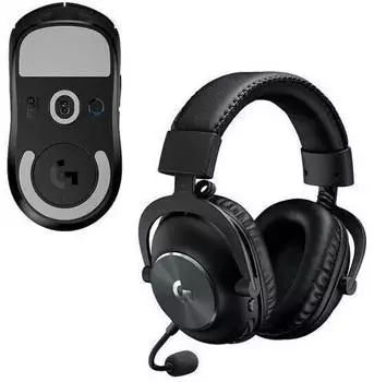 Logitech G Pro X Lightspeed Gaming Headset Black + Pro X Superlight Wireless