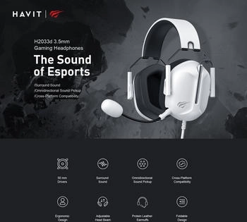 Havit H2033d weiß