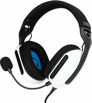 Konix Ultralight Skylite Wired Around-Ear Gaming Headset 218 g PS5-40-mm-Lautsprecher - Mikrofon - 1,5-m-Kabel - 3,5-mm-Klinke - Schwarz und Weiß