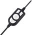 Conceptronic Headset Geräuschunterdrückung,USB,2.0m schwarz (Kabelgebunden, USB-A), Office Headset, Schwarz