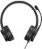 Conceptronic Headset Geräuschunterdrückung,USB,2.0m schwarz (Kabelgebunden, USB-A), Office Headset, Schwarz