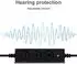 Cadorabo USB-Headset mit Noise-Cancelling-Mikrofon, schwarz (DE-149496)