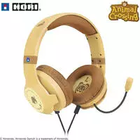 HORI NSX-179E, HORI Gaming Headset - Animal Crossing Brown - Nintendo Switch 2 -