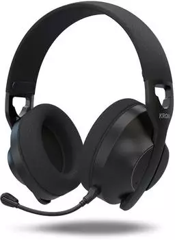 Krom Gaming Phase Gaming-Headset kabellos, Bluetooth 5.3, 40mm Treiber, schwarz (KROM Phase)