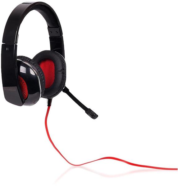 4World 09958 Stereo Headset schwarz/rot