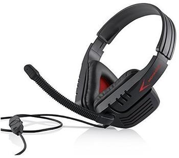 MODECOM MC-823 Ranger Stereo Headset schwarz/rot