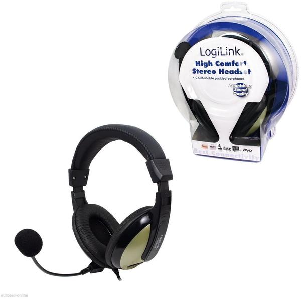 Logilink Gaming Headset schwarz