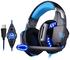 KOTION EACH G2200 7.1 Surround Gaming Headset schwarz/blau
