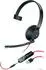 Mono, USB-A: Plantronics Blackwire 5200