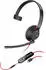 Mono, USB-C: Plantronics Blackwire 5200