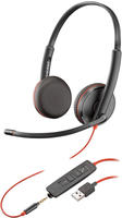 HP Poly Poly Blackwire C3225 USB-C - 3200 Series - Headset - On-Ear - kabelgebunden -