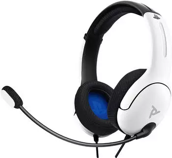 PDP PS4/PS5 LVL40 Wired Stereo Gaming Headset wei&szlig;