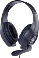 gembird Gaming-Headset Lautst&auml;rkereg, blau-schwarz, 3,5 mm
