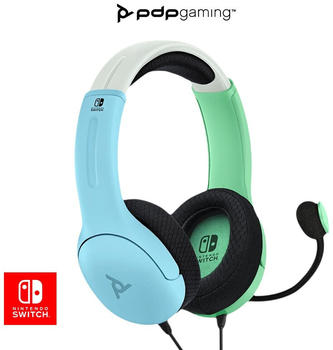 Performance Designed Products PDP Nintendo Switch LVL40 Wired Stereo Gaming Headset Aloha Blue/Green
