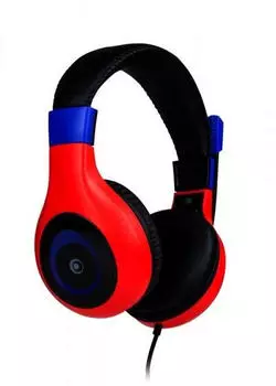 Bigben Nintendo Switch Wired Stereo Headset dunkel rot/blau