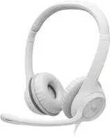 Logitech 981-001286, Logitech H390 USB Computer Headset - White