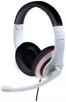 Gembird Over Ear Headset kabelgebunden Wei&szlig;, Schwarz, Rot Lautst&auml;rkeregelung,