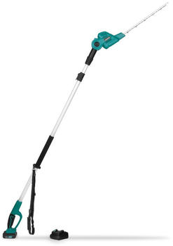 VONROC Teleskop-Akku-Heckenschere 20V (mit 2,0Ah Akku und Ladegerät)