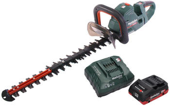 Metabo hs 18 ltx bl 55 Akku Heckenschere 18 v 50 cm 1x Akku 4,0 Ah + Ladegerät Metabo hs 18 ltx bl 55 Akku Heckenschere 18 v 50 cm 1x Akku 4,0 Ah + Ladegerät