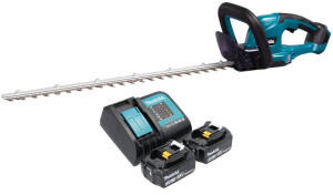Makita DUH 607 SF2 Akku Heckenschere 18 V 60 cm + 2x Akku 3,0 Ah + Ladeger&auml;t