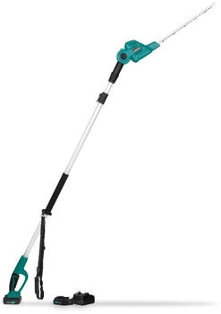 VONROC Teleskop-Akku-Heckenschere 20V mit 2x 2,0Ah Akku und Ladegerät