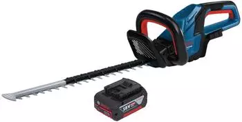 Bosch GHE 18V-50 Professional Akku Heckenschere 18 V 50 cm Brushless + 1x Akku 4,0 Ah ohne Ladegerät