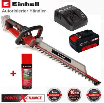 Einhell Pro Akku-Heckenschere GP-CH 18/61 Li BL- ABS mit Akku 4 Ah + Pflegespray