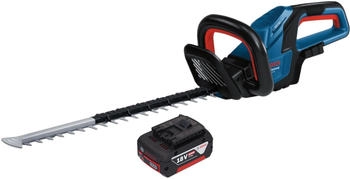 Bosch GHE 18V-50 Professional Akku Heckenschere 18 V 50 cm Brushless + 1x Akku 5,0 Ah ohne Ladegerät