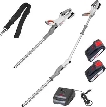 Ikra Heckenschere ICPH 2050 + 2x akku + Schnell-Ladeger&auml;t + Schultergurt