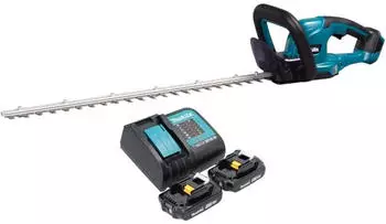 Makita DUH607 Akku-Heckenschere 18V 60cm, 2x 2,0Ah + Ladeger&auml;t (DUH607SA2)