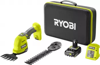 Ryobi RY18GSA-120T 2-in-1 Akku-Strauch- und Grasschere 18V, SK5-Stahlklingen, 2,0Ah (5133005768)