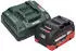 Metabo HS 18 LTX BL 65 (mit 1 Akku 8 Ah und Ladegerät)