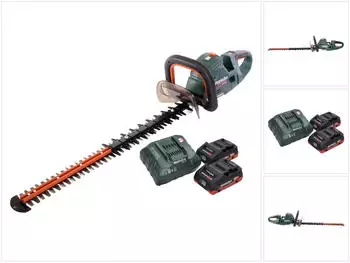Metabo HS 18 LTX BL 65 (mit 2 Akkus 4 Ah und Ladeger&auml;t)