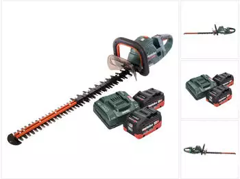 Metabo HS 18 LTX BL 65 (mit 2 Akkus 10 Ah und Ladeger&auml;t)