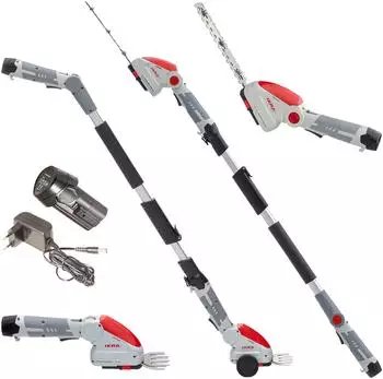 Ikra 12 V grass and shrub shears (with 2.5 Ah battery and charger)