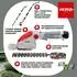Ikra 12 V grass and shrub shears (with 2.5 Ah battery and charger)