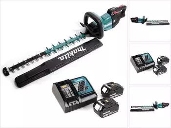 Makita DUH 601 RT Akku Heckenschere 18V 60cm Brushless + 2x Akku 5,0Ah + Ladeger&auml;t